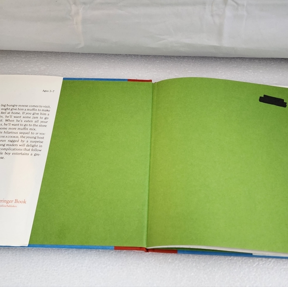 1991 If You Give A Moose A Muffin, Childrens Book By Laura Joffe Numeroff - Picture 7 of 14